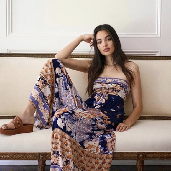 Free People Pants - Free People Bali Birds of Paradise Jumpsuit